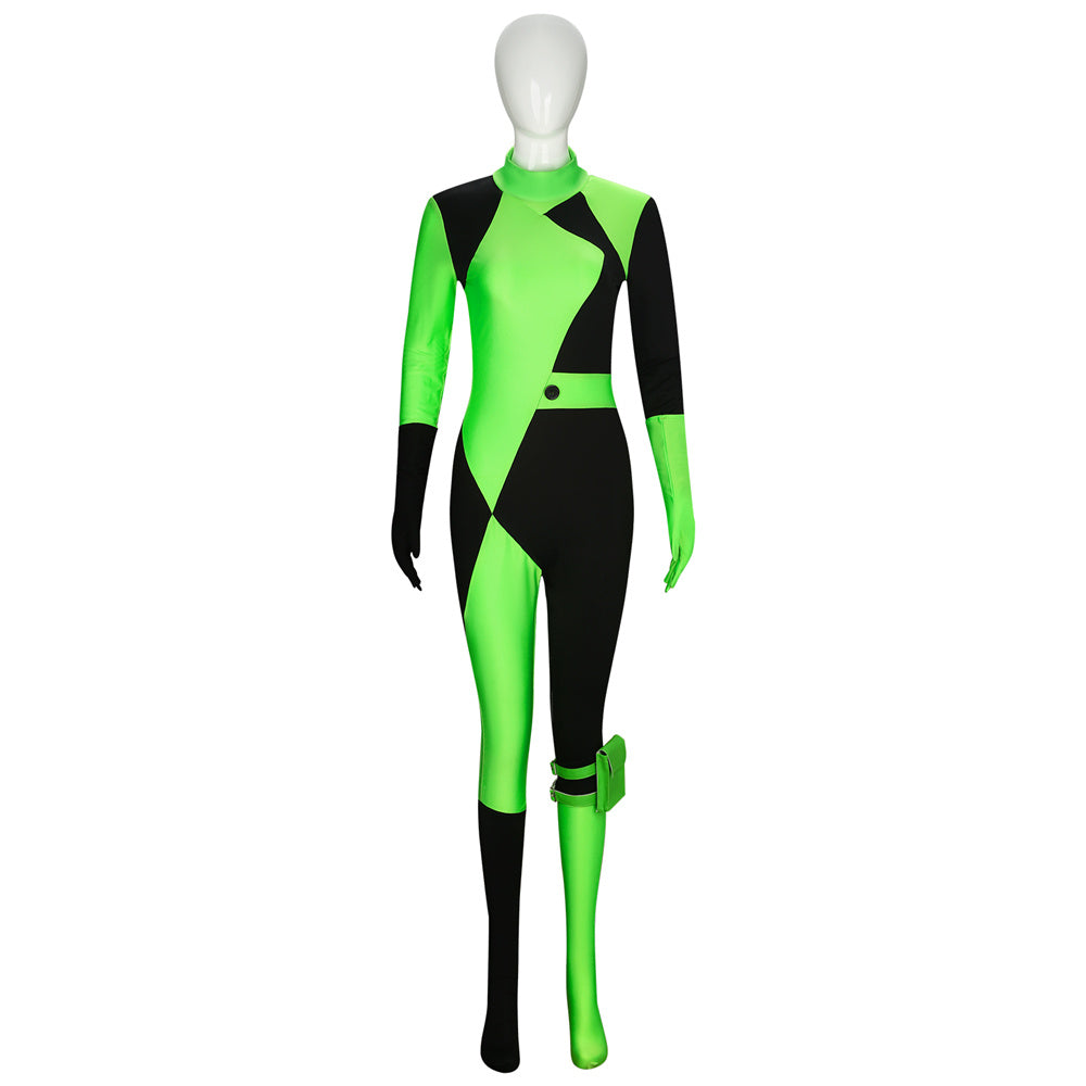 Kim Possible Shego Green Cosplay Costume (Ready to Ship) Vikidoky