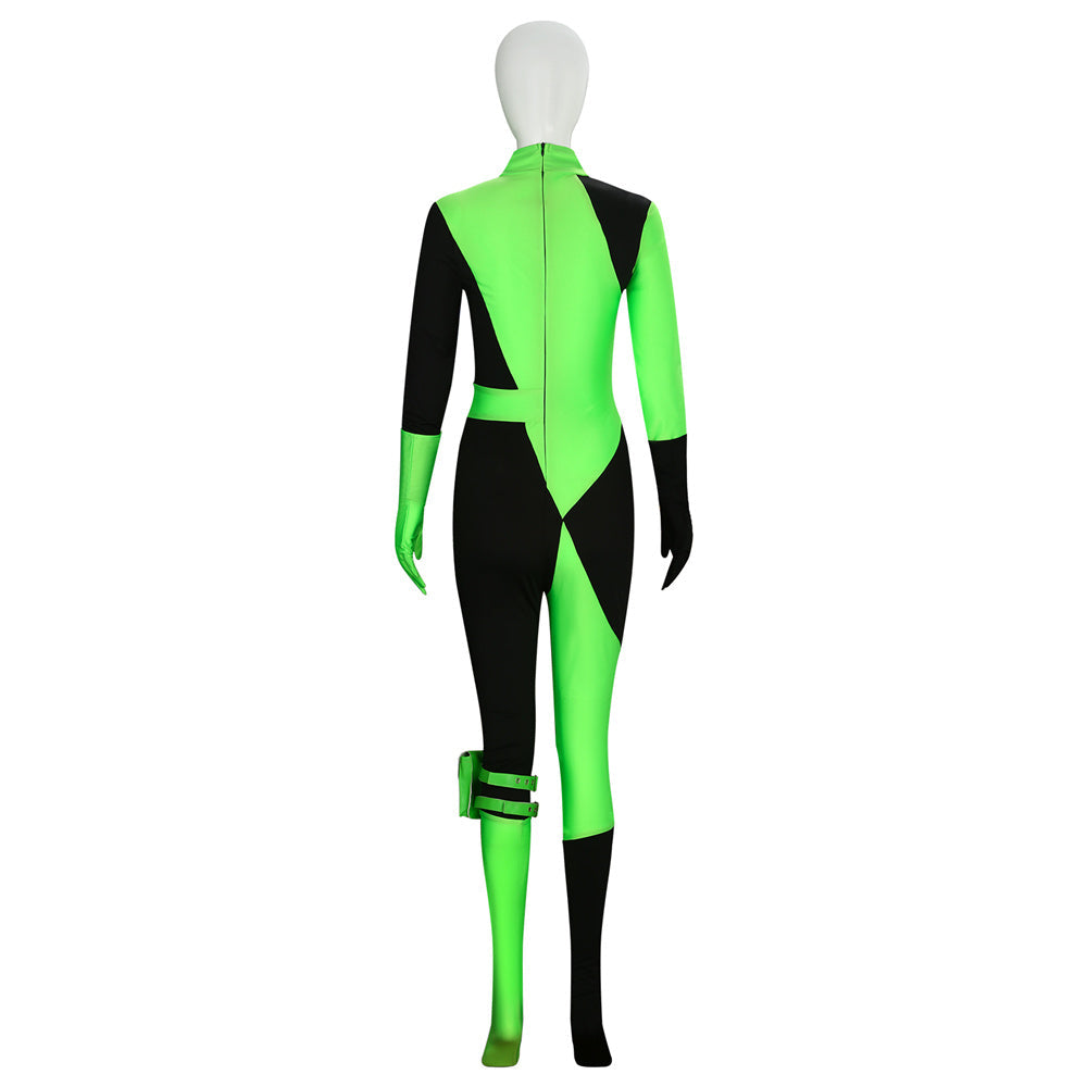 Kim Possible Shego Green Cosplay Costume (Ready to Ship) Vikidoky