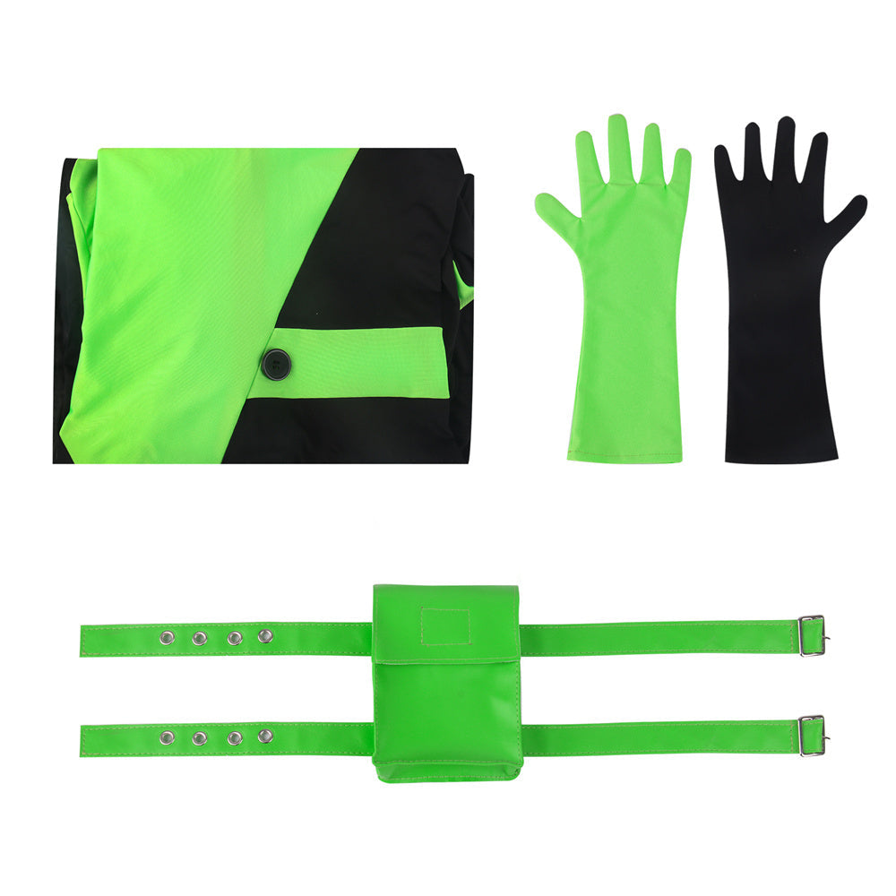 Kim Possible Shego Green Cosplay Costume (Ready to Ship) Vikidoky