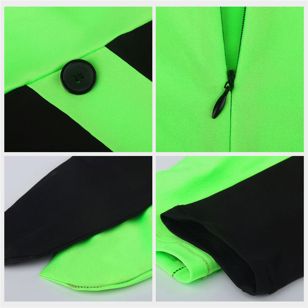 Kim Possible Shego Green Cosplay Costume (Ready to Ship) Vikidoky