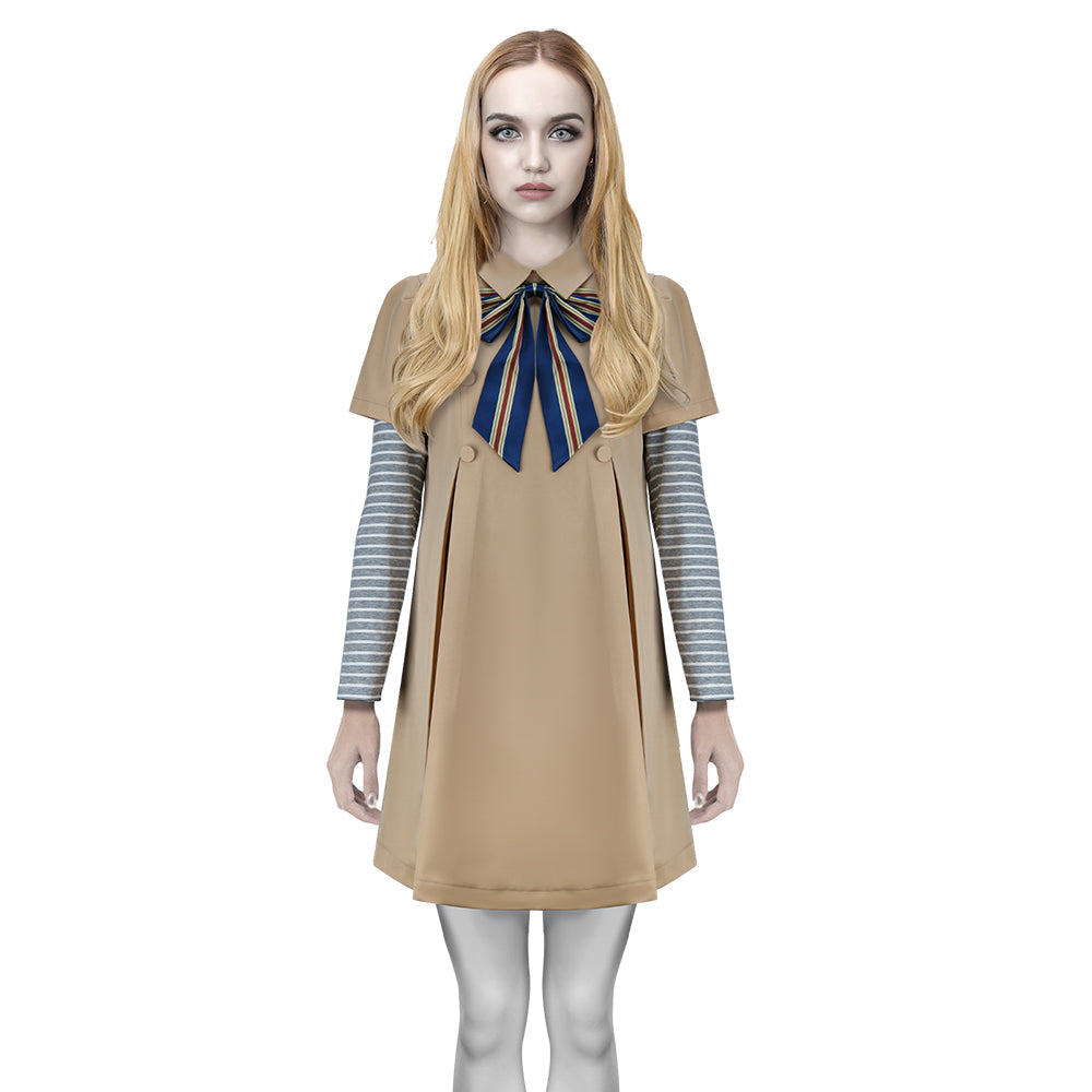M3GAN Doll Megan Cosplay Costume Women Dress For Sale (Ready to Ship) Vikidoky