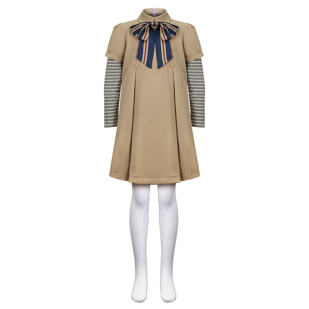 Kids M3GAN Doll Megan Cosplay Costume for Sale Vikidoky