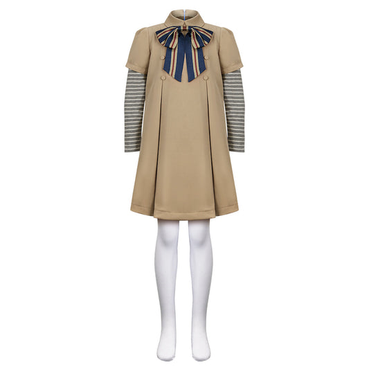 Kids M3GAN Doll Megan Cosplay Costume for Sale Vikidoky