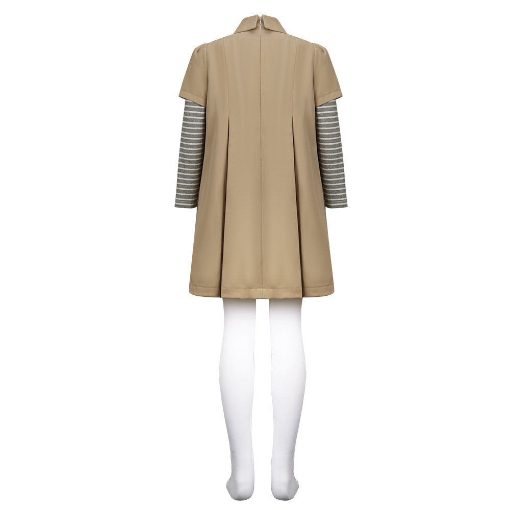 Kids M3GAN Doll Megan Cosplay Costume for Sale Vikidoky