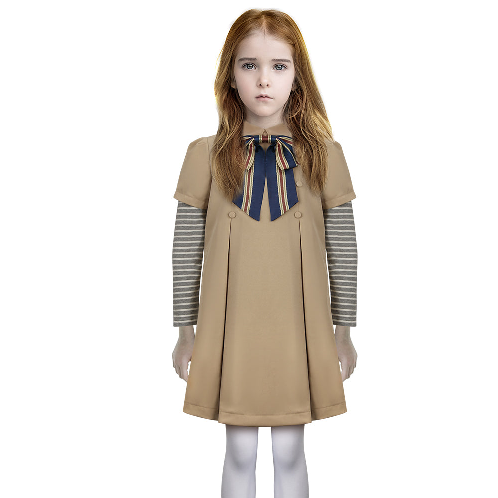 Kids M3GAN Doll Megan Cosplay Costume for Sale Vikidoky