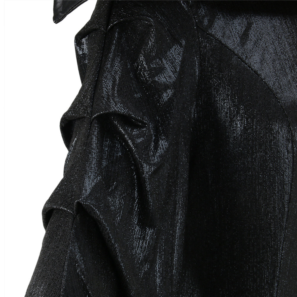 Maleficent Mistress of Evil Angelina Jolie Cosplay Costume with Helmet Vikidoky