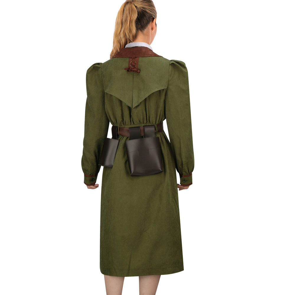 Miss Agatha Trunchbull Uniform Matilda The Musical Cosplay Costume (Ready to Ship) Vikidoky
