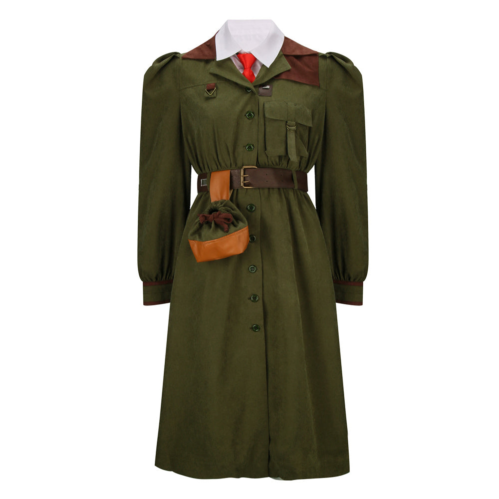Miss Agatha Trunchbull Uniform Matilda The Musical Cosplay Costume (Ready to Ship) Vikidoky
