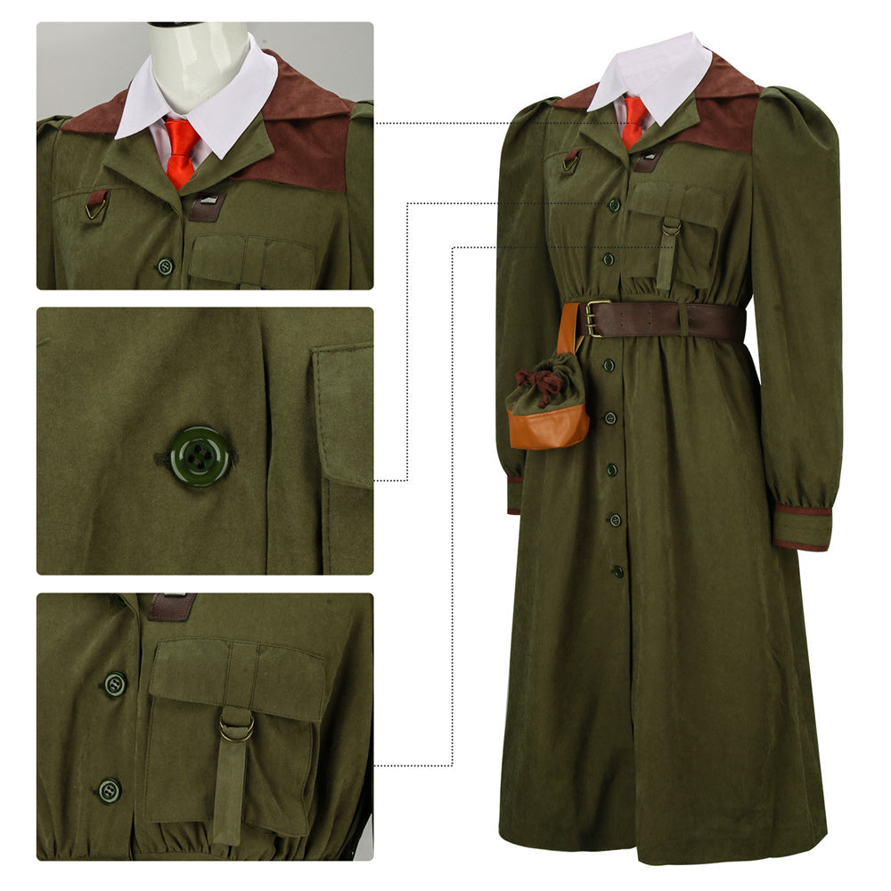 Miss Agatha Trunchbull Uniform Matilda The Musical Cosplay Costume (Ready to Ship) Vikidoky