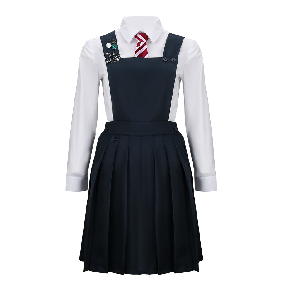 Kids Matilda the Musical Red-Beret Girl Cosplay Costume Hortensia Roald Dahl’s Outfits Vikidoky