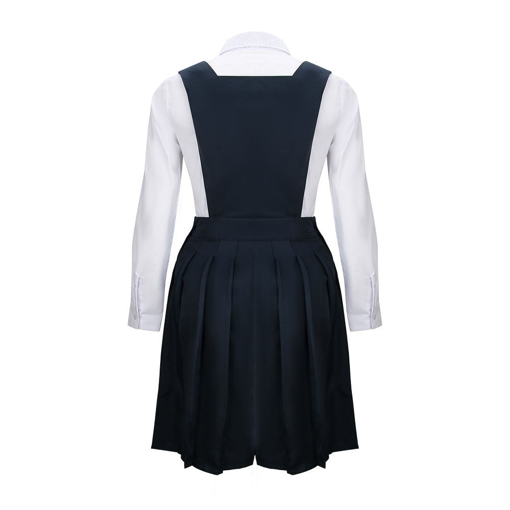 Kids Matilda the Musical Red-Beret Girl Cosplay Costume Hortensia Roald Dahl’s Outfits Vikidoky