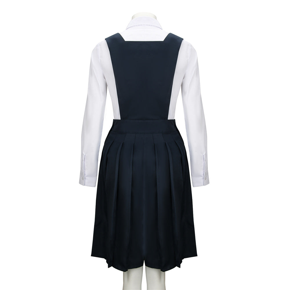 Women's Matilda the Musical Red-Beret Girl Cosplay Costume Hortensia Roald Dahl’s Outfits Vikidoky