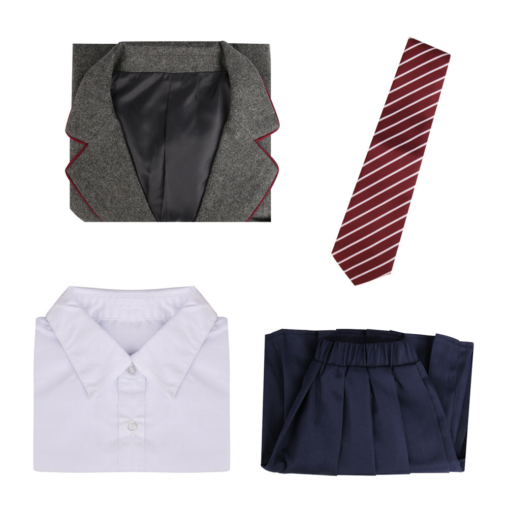 Matilda Costume Outfits Matilda The Musical Roald Dahl Kids School Uniform (Ready to Ship) Vikidoky