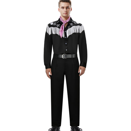 Movie Ken Cowboy Cosplay Costume Men's Disco Suits