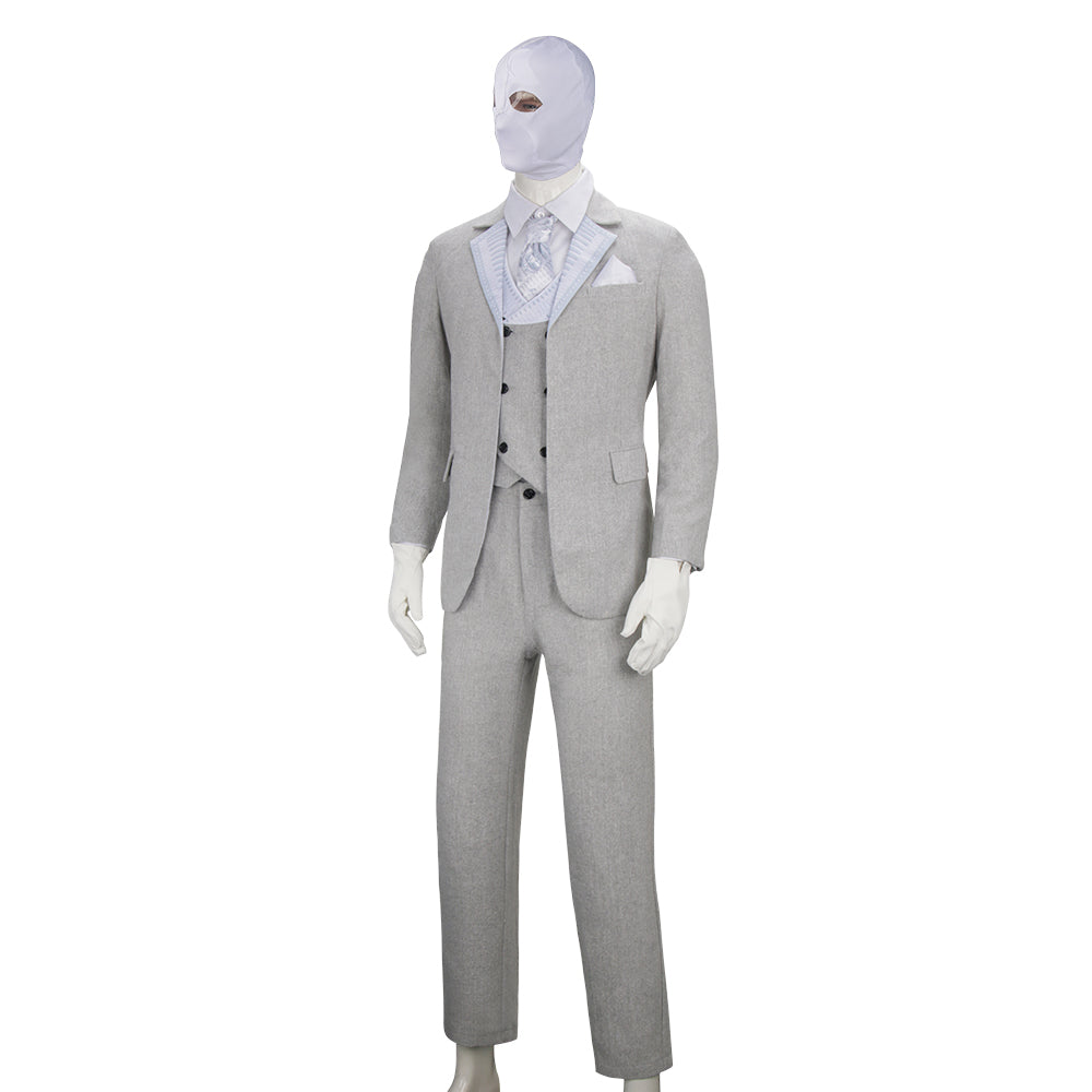 Moon Knight 2022 Mr. Knight Steven Grant Cosplay Costume Vikidoky