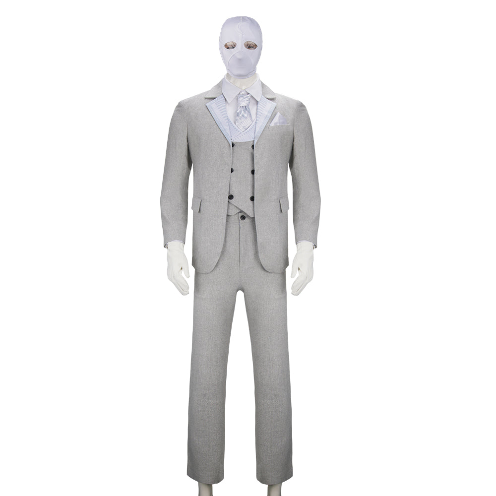Moon Knight 2022 Mr. Knight Steven Grant Cosplay Costume Vikidoky