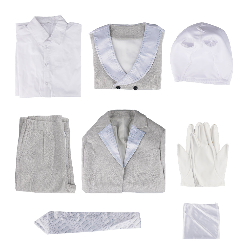 Moon Knight 2022 Mr. Knight Steven Grant Cosplay Costume Vikidoky
