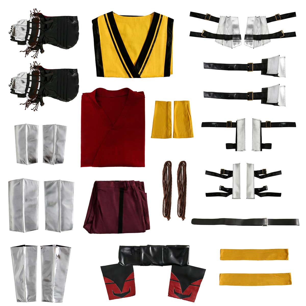 Scorpion Costume Hanzo Hasashi Mortal Kombat 11 Cosplay Outfits Vikidoky