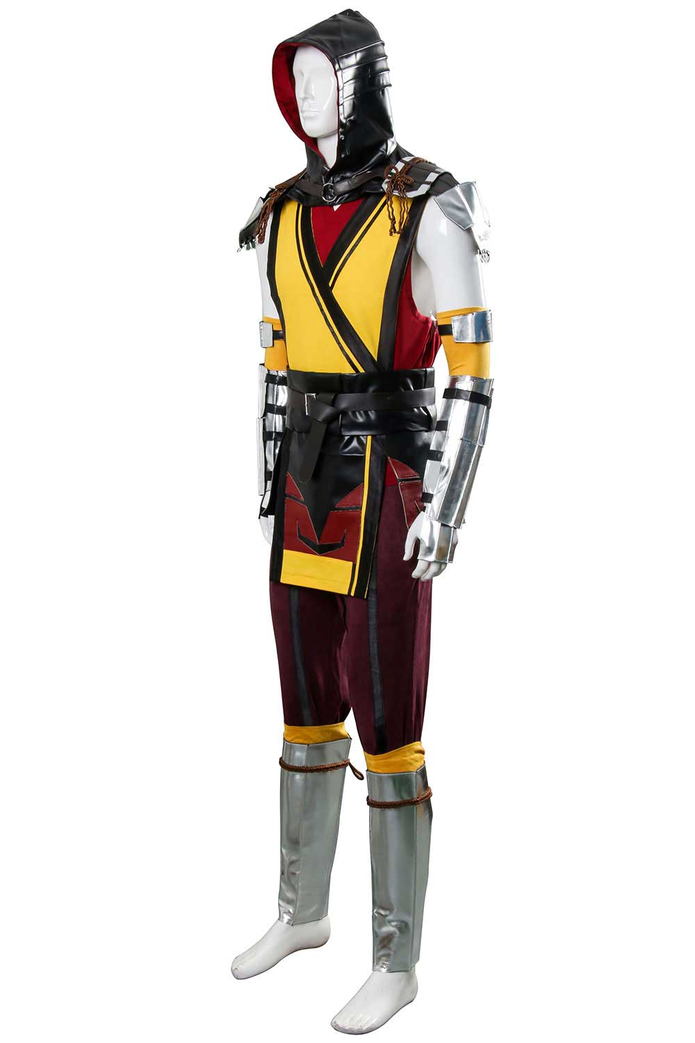 Scorpion Costume Hanzo Hasashi Mortal Kombat 11 Cosplay Outfits Vikidoky
