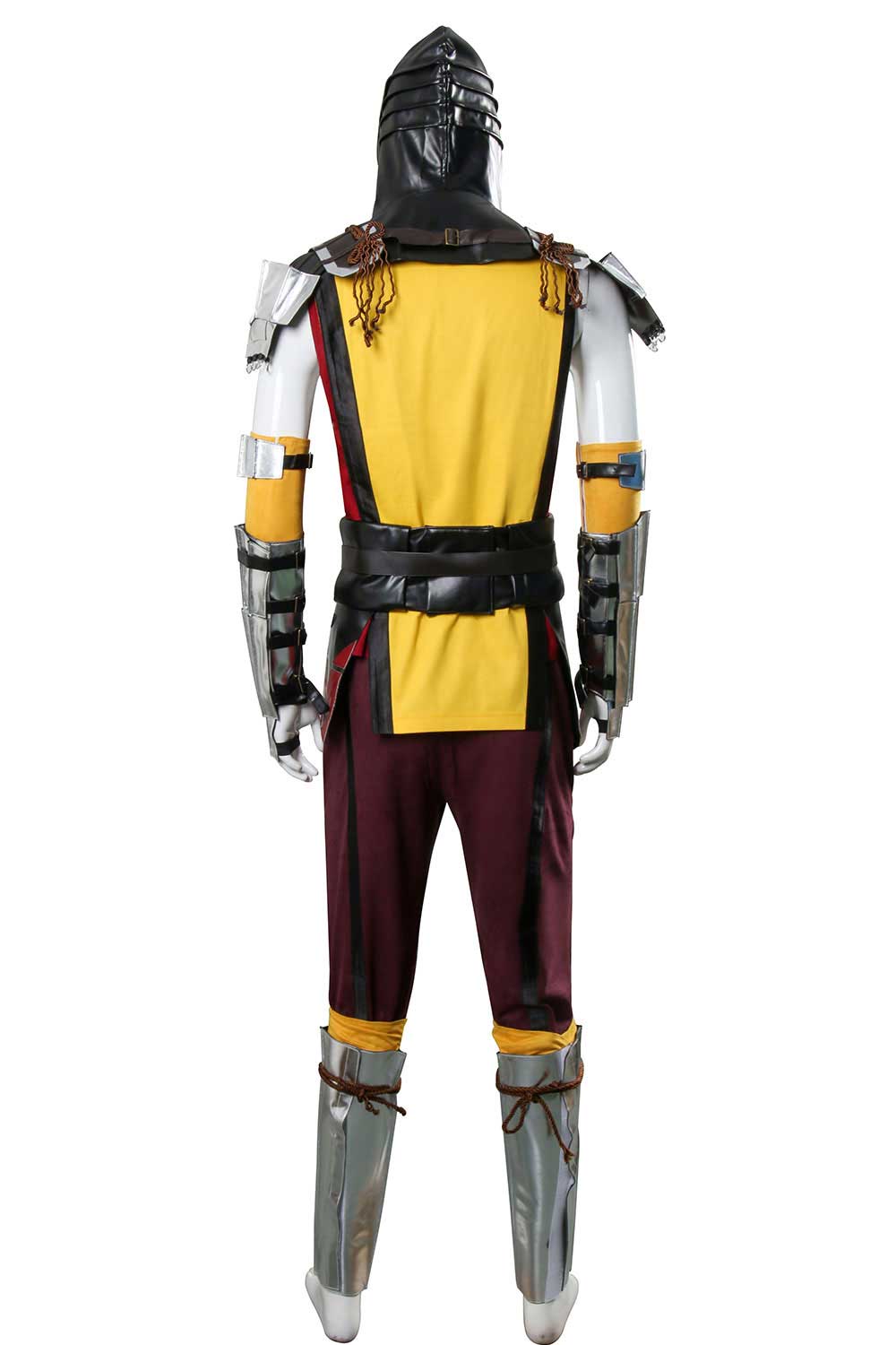 Scorpion Costume Hanzo Hasashi Mortal Kombat 11 Cosplay Outfits Vikidoky
