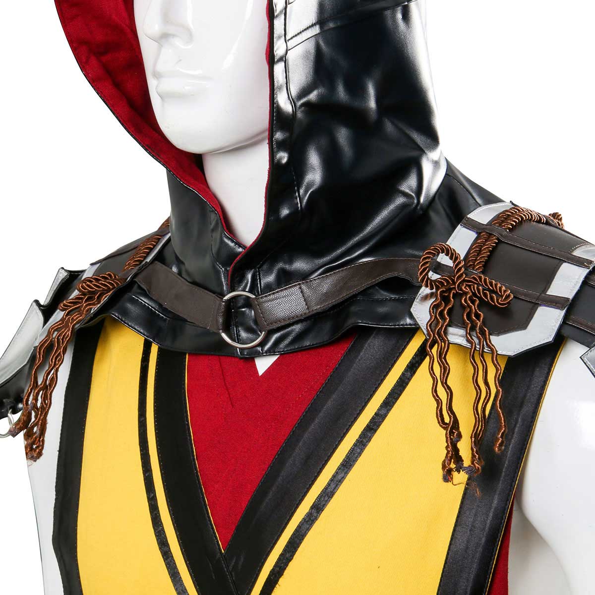 Scorpion Costume Hanzo Hasashi Mortal Kombat 11 Cosplay Outfits Vikidoky