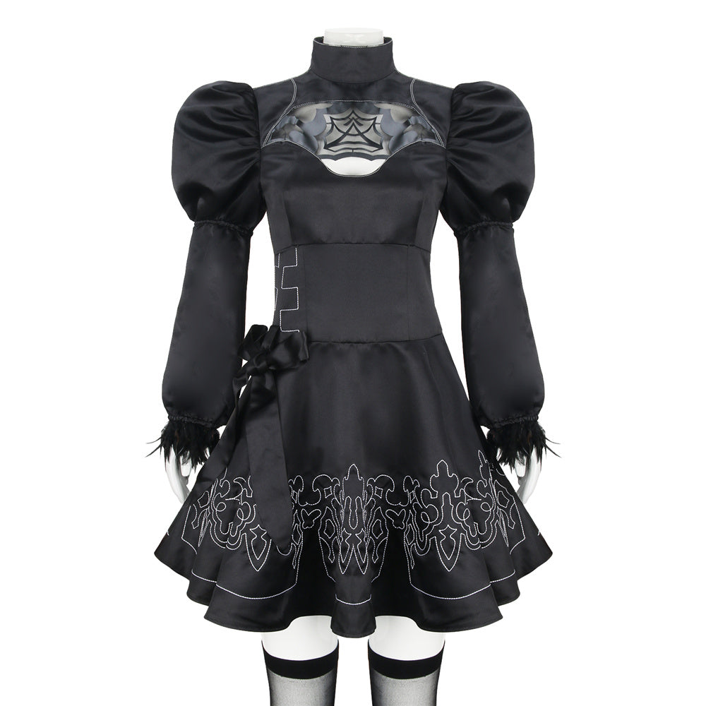 NieR:Automata 2B YoRHa No.2 Type B Cosplay Costume Vikidoky