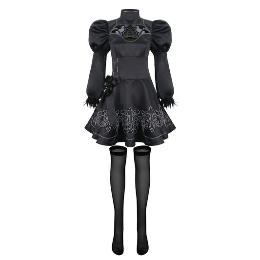 NieR:Automata 2B YoRHa No.2 Type B Cosplay Costume Vikidoky
