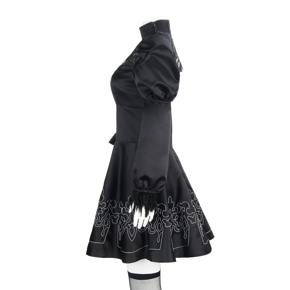NieR:Automata 2B YoRHa No.2 Type B Cosplay Costume Vikidoky