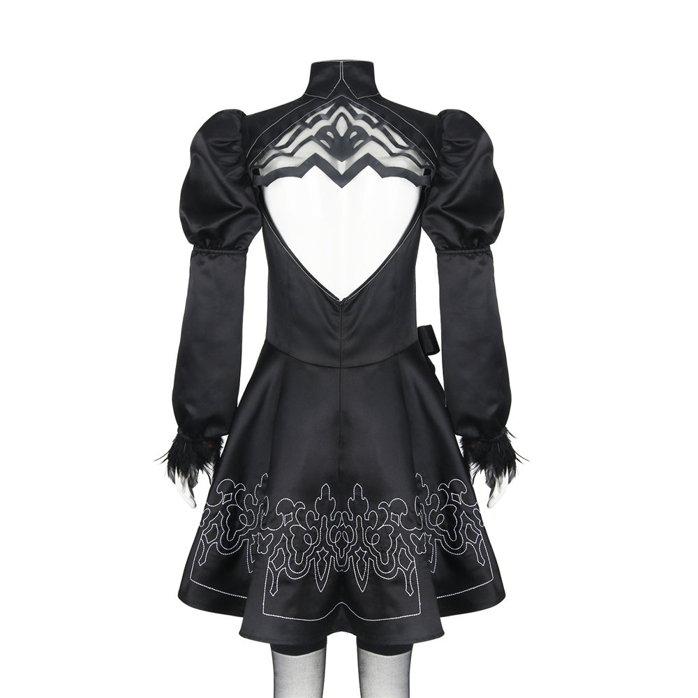 NieR:Automata 2B YoRHa No.2 Type B Cosplay Costume Vikidoky