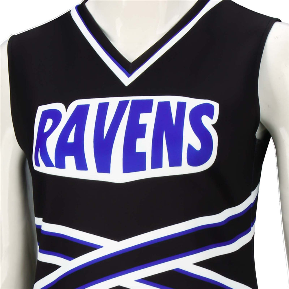One Tree Hill Ravens Cheerleader Uniform Cheerleading Costume (S-XXL Ready to ship) Vikidoky