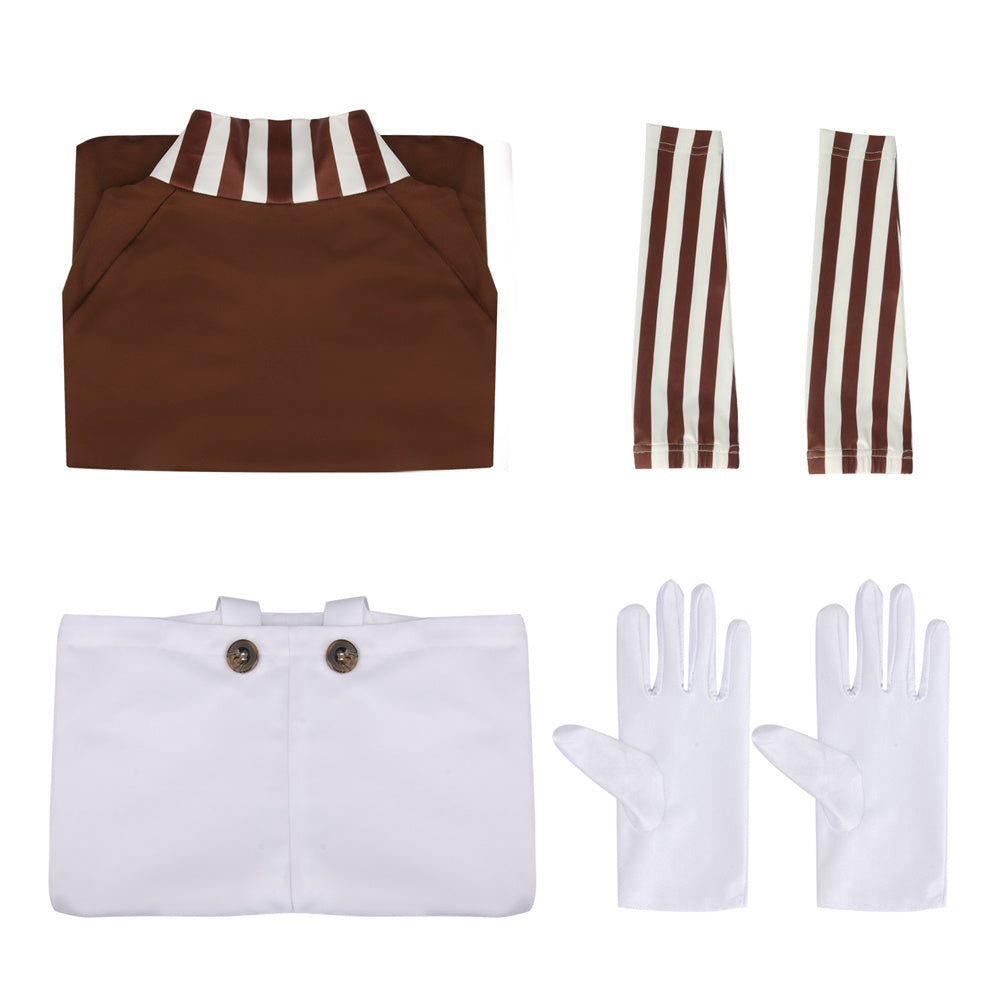Kids Oompa Loompa Costume Charlie and the Chocolate Factory (Ready to Ship) Vikidoky