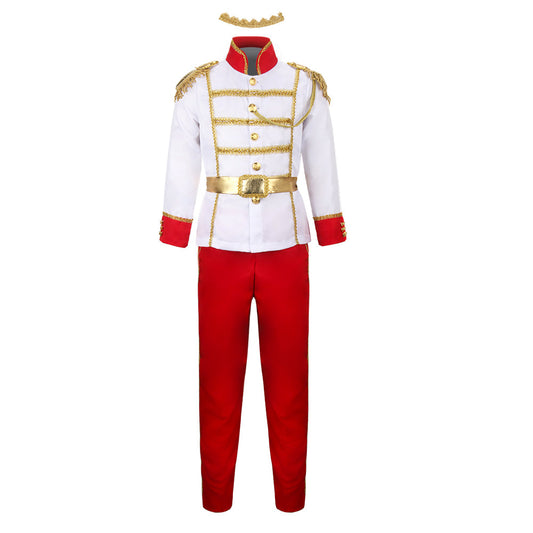 Prince Charming Costume for Kids Medieval Royal Prince Cosplay Vikidoky