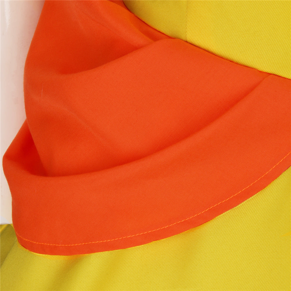 Super Mario Princess Daisy Dress Cosplay Costume Vikidoky