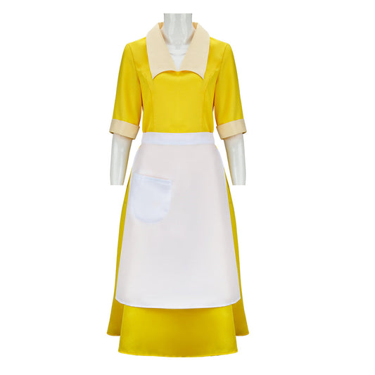 Princess Tiana Yellow Maid Dress The Princess and the Frog Disney Vikidoky