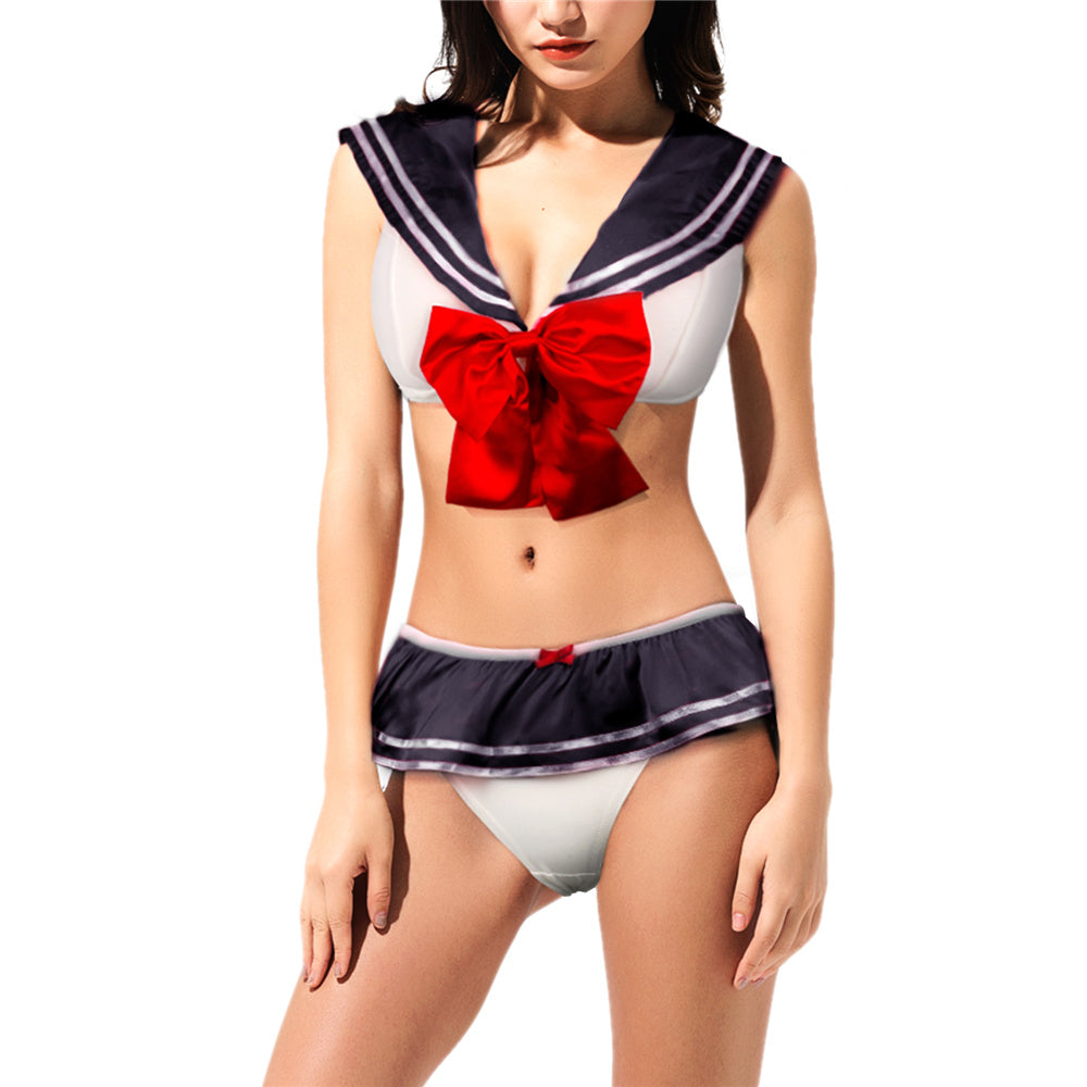 Usagi Tsukino Bikini Swimwear Cosplay Costume Vikidoky