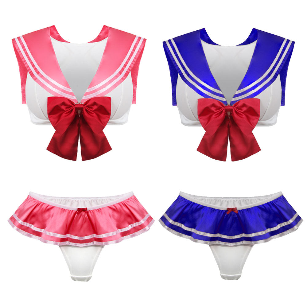 Usagi Tsukino Bikini Swimwear Cosplay Costume Vikidoky