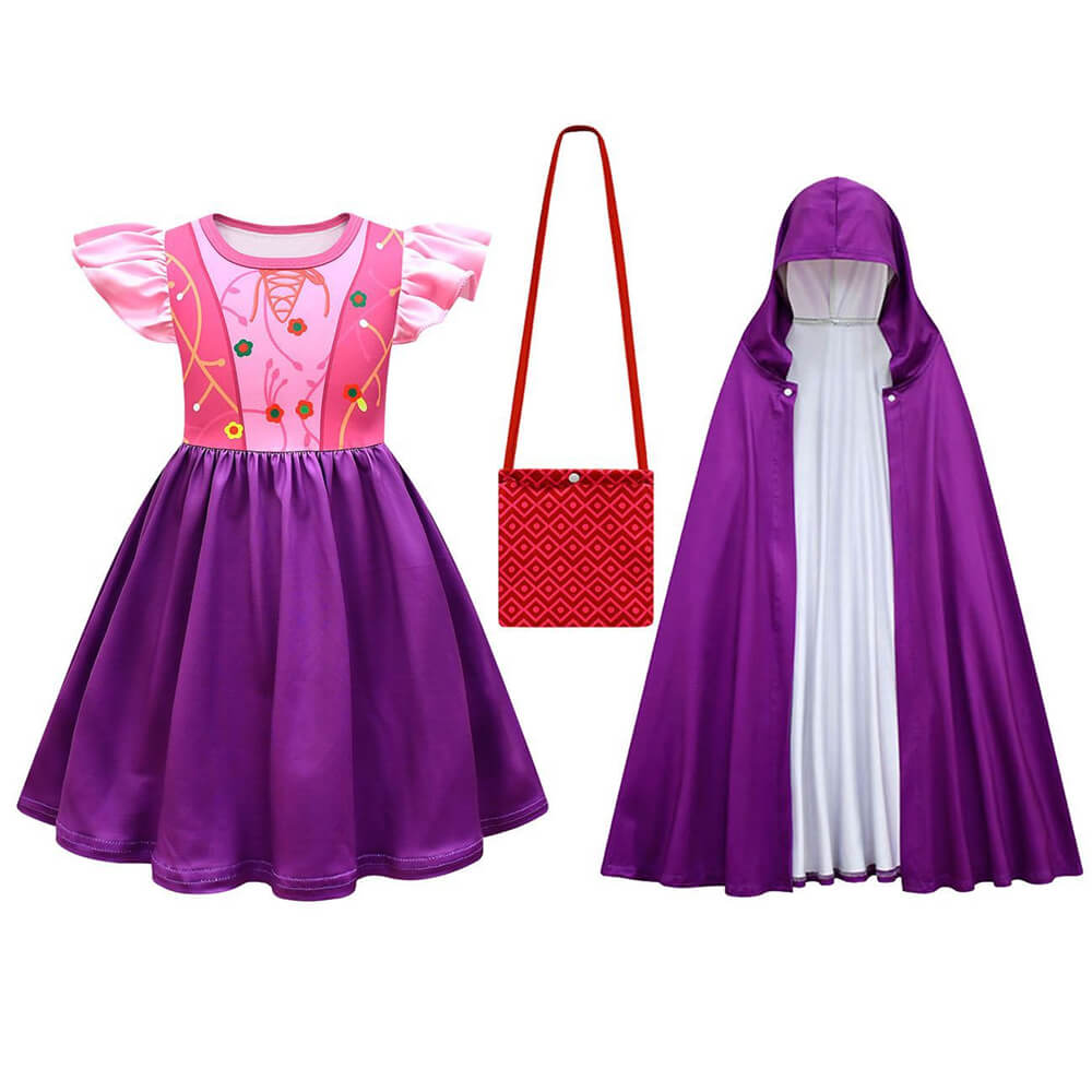 Vikidoky Sarah Sanderson Witch Dress for Kids Hocus Pocus 2 VikiDoky Vikidoky Sarah Sanderson Witch Dress for Kids Hocus Pocus 2 VikiDoky