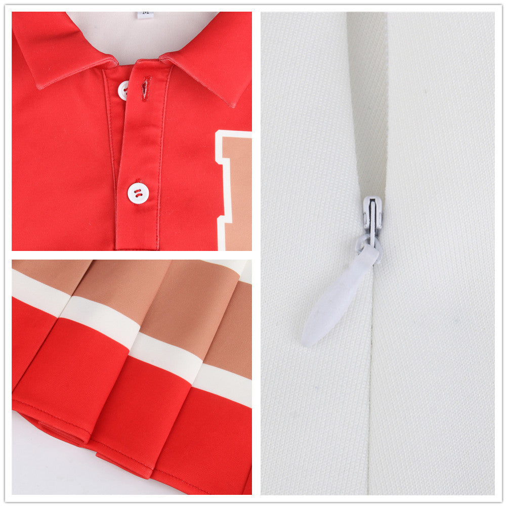 Saved by the Bell Bayside Tigers Cheerleading Uniform Vikidoky