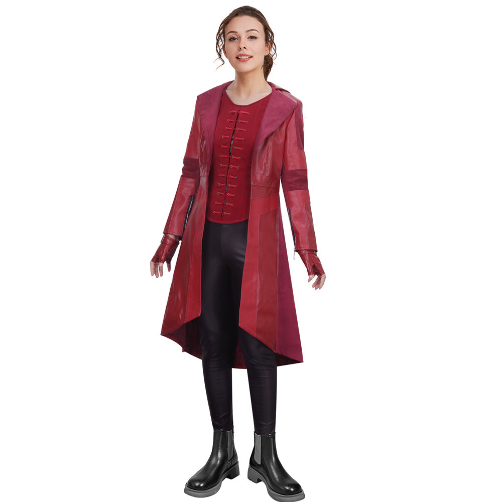 Scarlet Witch Wanda Maximoff Cosplay Costume Captain America Civil War (M-XL Ready to Ship) Vikidoky