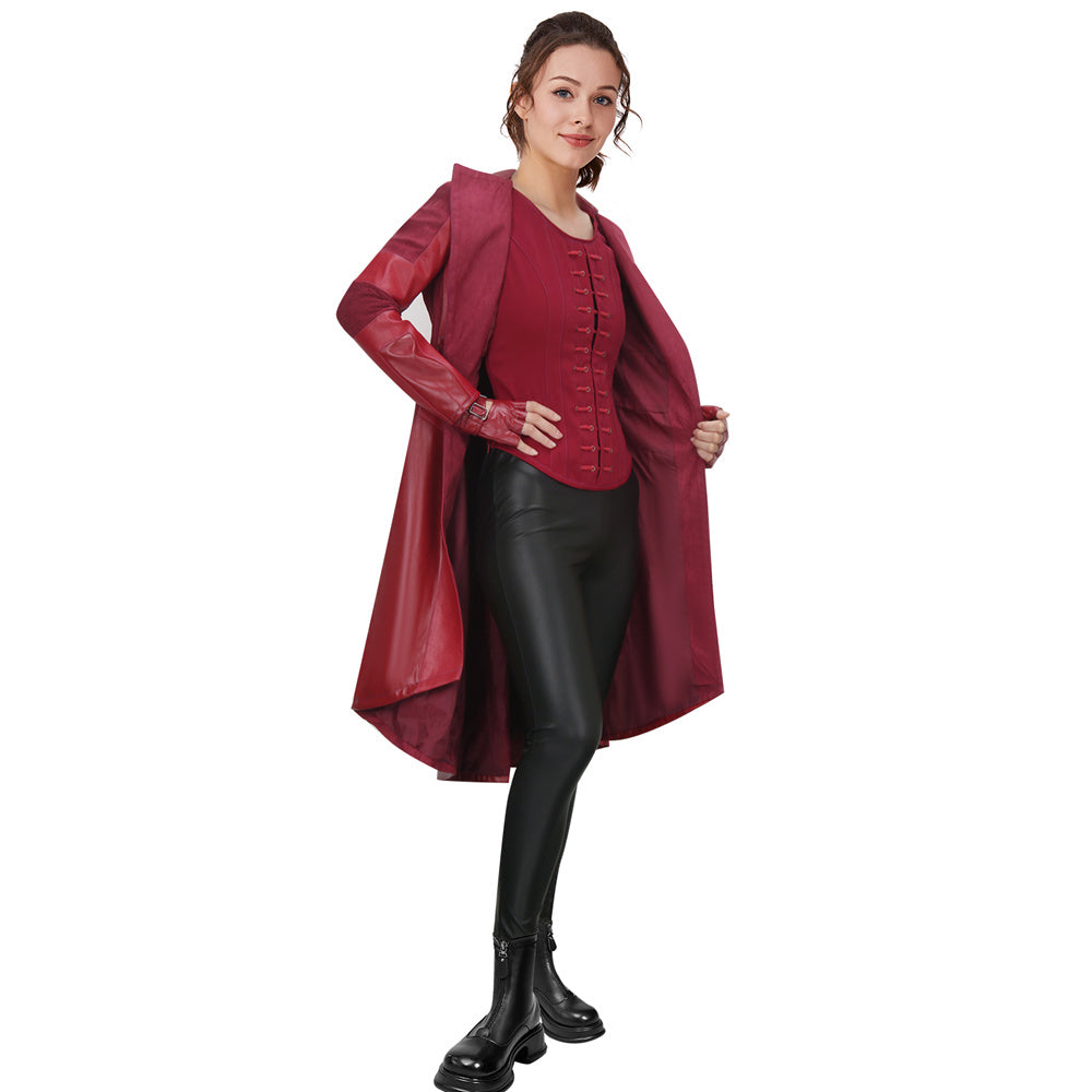 Scarlet Witch Wanda Maximoff Cosplay Costume Captain America Civil War (M-XL Ready to Ship) Vikidoky