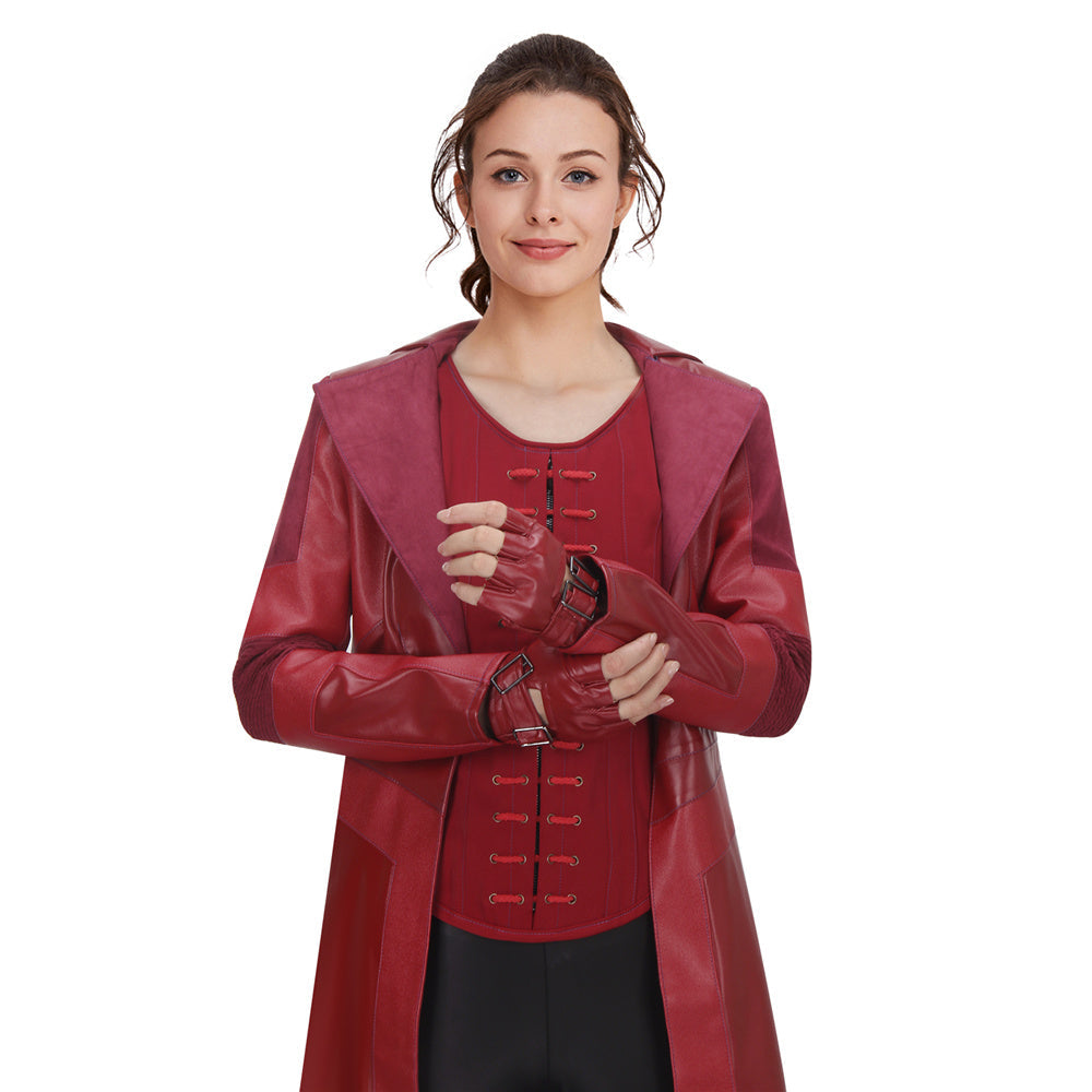 Scarlet Witch Wanda Maximoff Cosplay Costume Captain America Civil War (M-XL Ready to Ship) Vikidoky