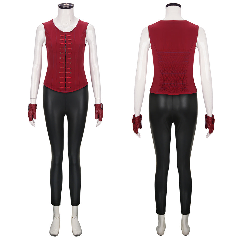 Scarlet Witch Wanda Maximoff Cosplay Costume Captain America Civil War (M-XL Ready to Ship) Vikidoky