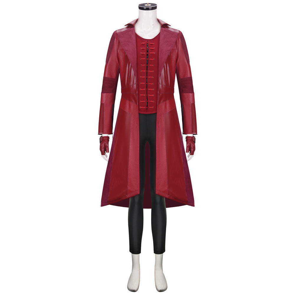 Scarlet Witch Wanda Maximoff Cosplay Costume Captain America Civil War (M-XL Ready to Ship) Vikidoky