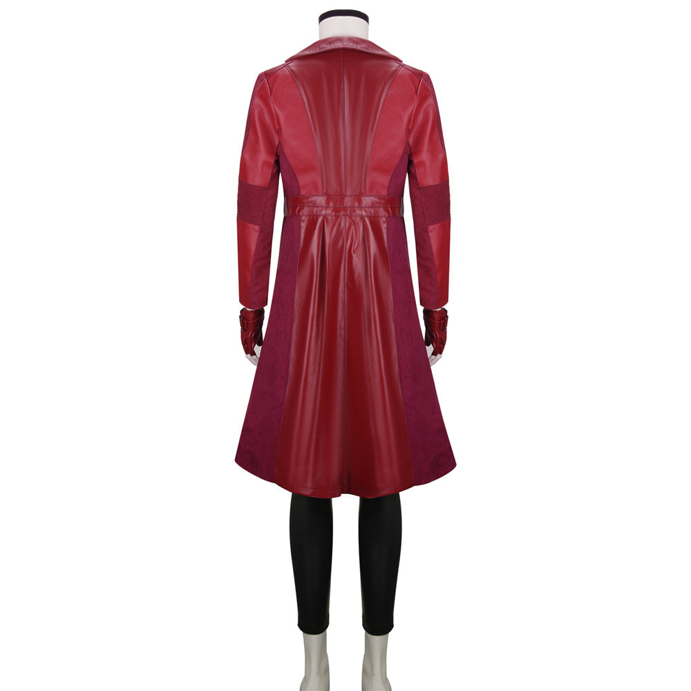 Scarlet Witch Wanda Maximoff Cosplay Costume Captain America Civil War (M-XL Ready to Ship) Vikidoky