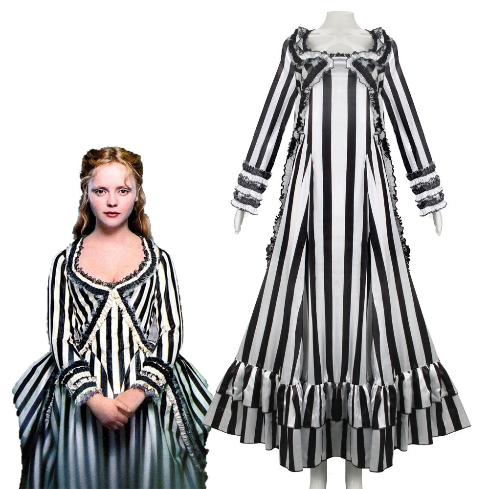 Vikidoky Sleepy Hollow Katrina Van Tassel Dress Cosplay Costume