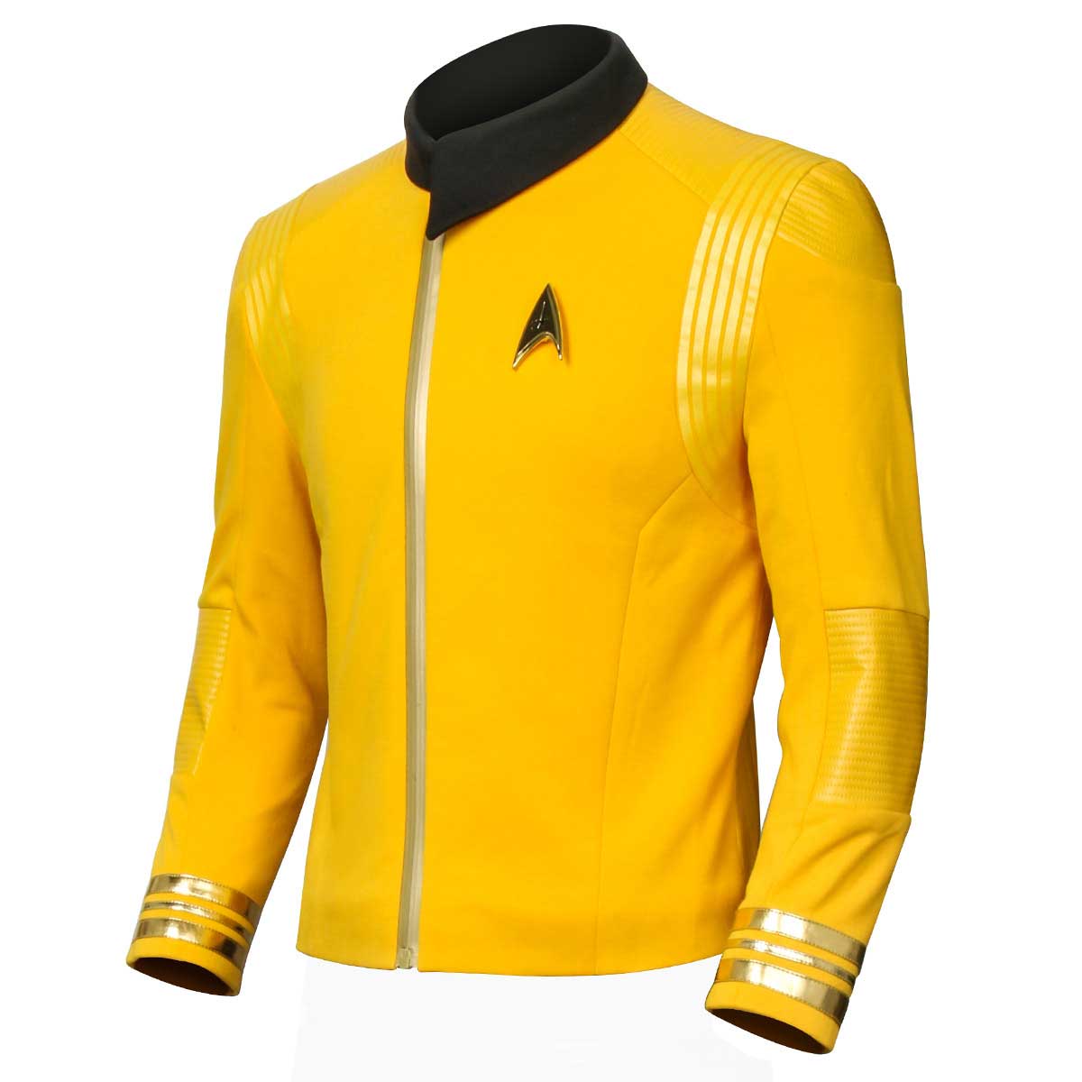 Star Trek Uniform Discovery Captain Christopher Pike Cosplay Costume Jacket Badge Vikidoky