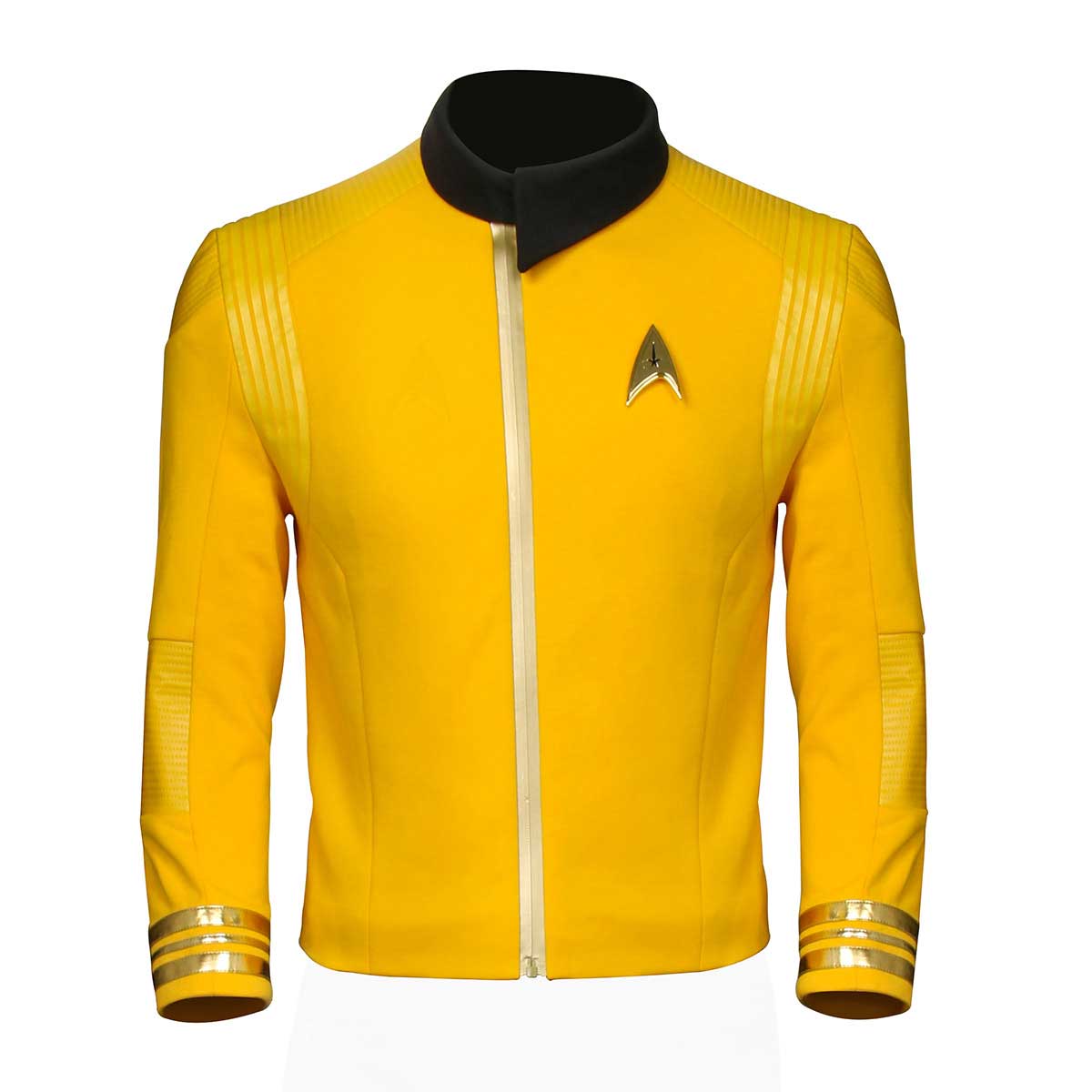 Star Trek Uniform Discovery Captain Christopher Pike Cosplay Costume Jacket Badge Vikidoky