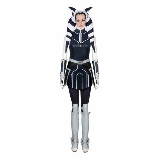 Star Wars The Clone Wars Season 7 Ahsoka Tano Cosplay Costume Vikidoky