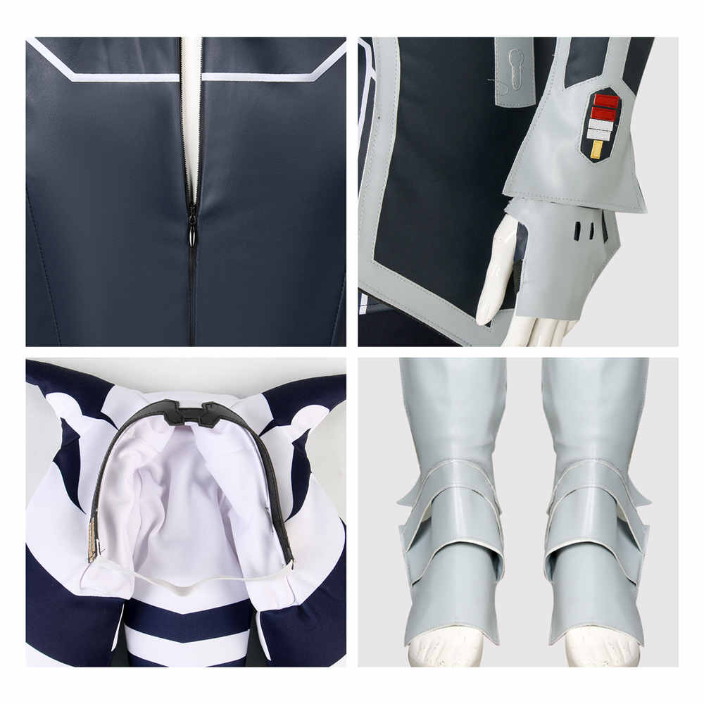 Star Wars The Clone Wars Season 7 Ahsoka Tano Cosplay Costume Vikidoky