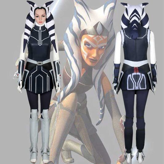 Star Wars The Clone Wars Season 7 Ahsoka Tano Cosplay Costume Vikidoky